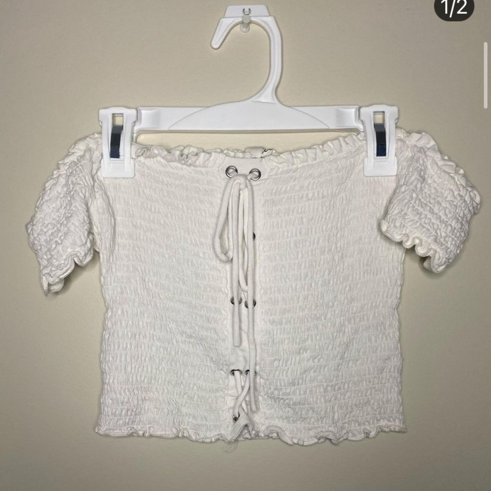 Off the shoulder shirt